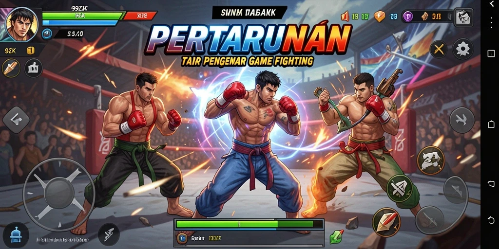 Tampilan gameplay 99ZK yang mendebarkan dan penuh aksi.