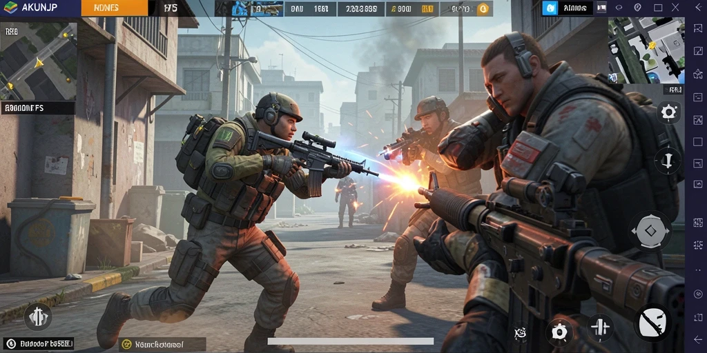 Tampilan menarik dari gameplay AKUNJP yang penuh aksi.