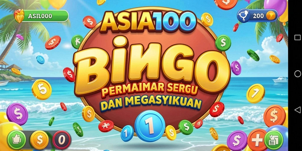 Tampilan gameplay ASIA100 yang menarik dan interaktif dalam permainan Bingo.