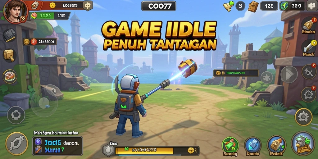 Screenshot menunjukkan gameplay seru COO77 dengan karakter yang beraksi.