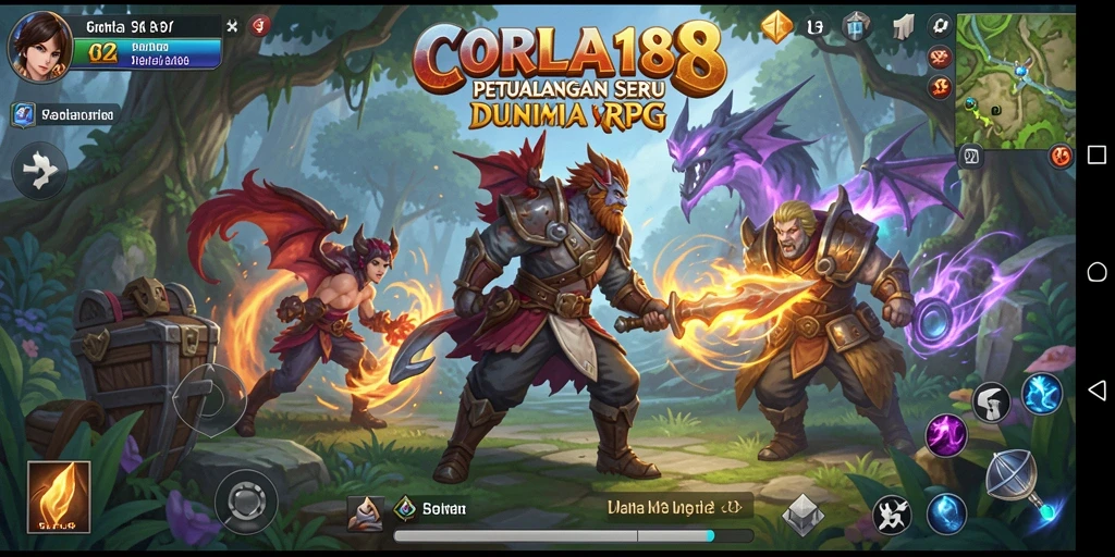 Tampilan gameplay seru penuh aksi dalam CORLA188.