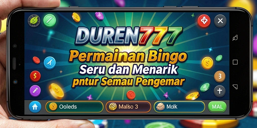 Screenshot gameplay DUREN777 yang menunjukkan suasana bermain Bingo yang seru.
