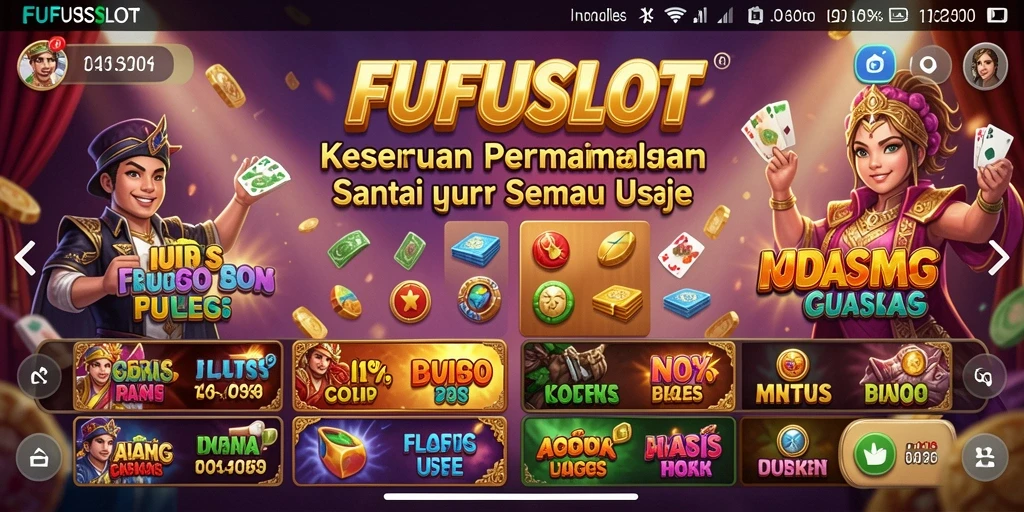 Screenshot gameplay FUFUSLOT yang menunjukkan keseruan permainan Casual.