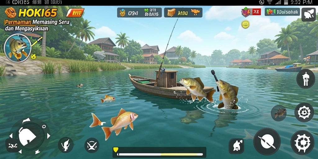Tangkap ikan dengan gaya dalam gameplay HOKI65 yang menarik.