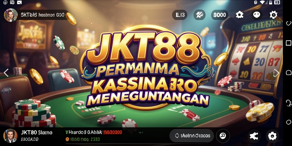 Tampak seru saat bermain kasino di JKT88.
