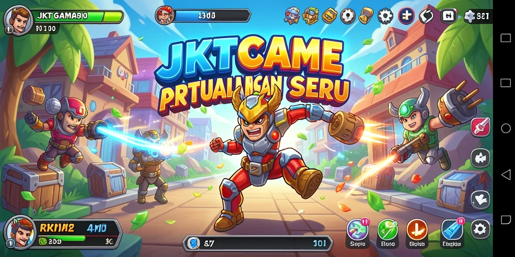 Tampilan gameplay JKTGAME yang seru dan penuh tantangan.