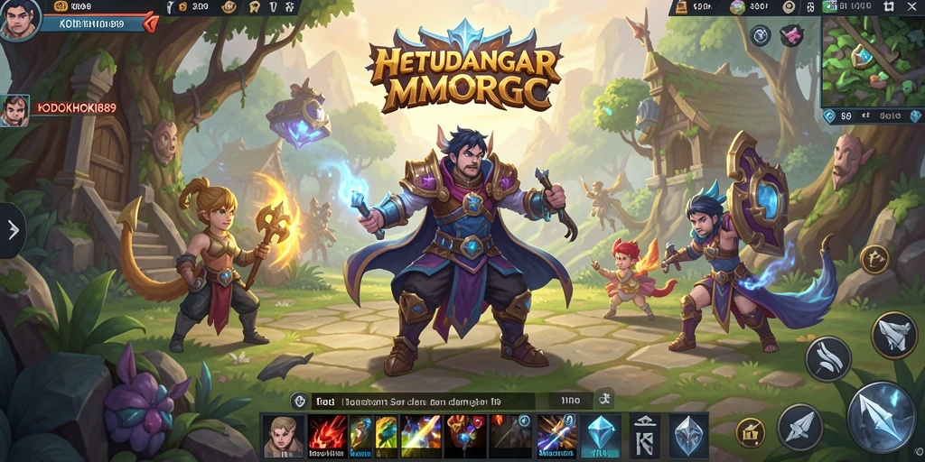Gameplay seru dari KODOKHOKI889 menampilkan aksi pertarungan yang menarik.