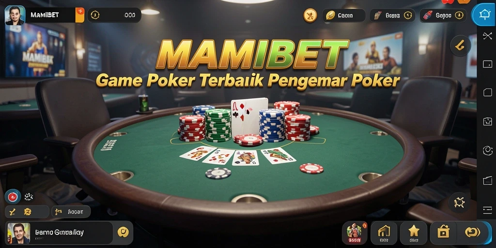 Visual permainan poker yang menakjubkan di MAMIBET.