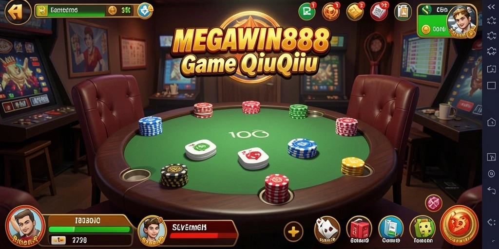 Screenshot gameplay QiuQiu di MEGAWIN888 yang menegangkan.