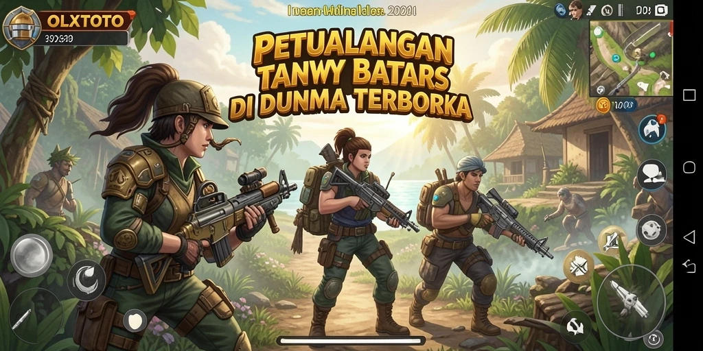 Screenshot OLXTOTO menampilkan aksi seru di dunia terbuka.