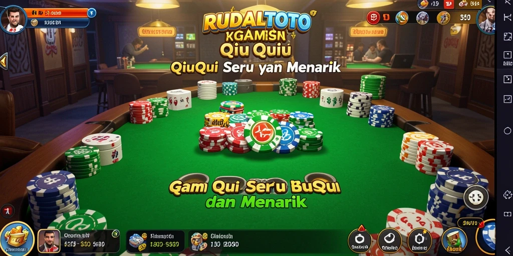 Tampilan gameplay QiuQiu yang menegangkan dan menarik