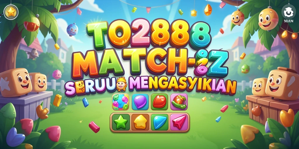 Tangkapan layar gameplay TO288 dengan kombinasi menarik di Match-3.