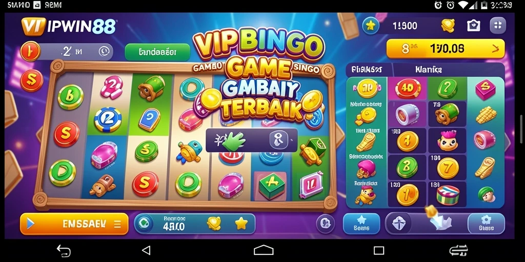 Tampilan gameplay Bingo yang menarik dan interaktif dari VIPWIN88.