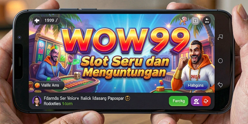 Tampilan gameplay WOW99 yang menarik dan penuh warna.