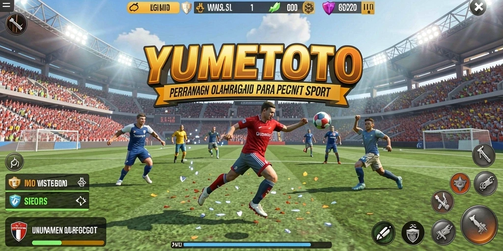 Tampilan gameplay YUMETOTO yang penuh aksi dan dinamis.
